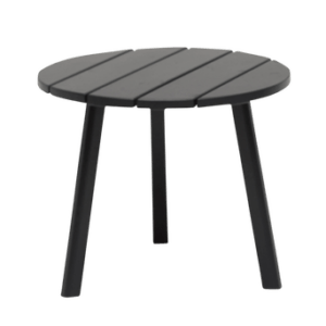 TENNESSEE sidobord ø 50 cm Orkangrå