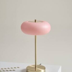 THALIA bordslampa Mässing/rosa