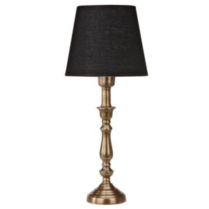 THERESE Bordslampa 43cm Antikmässing/Svart