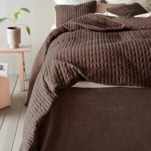 TILY bäddpaket – enkelsäng 90 cm, sängkappa 60 cm Brun