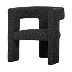 TIWA Fåtölj Boucle Mörkgrå