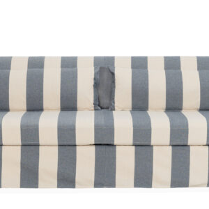 TOFTE Bäddsoffa Randig Blå