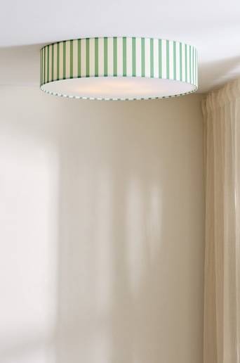 TOLLO plafond ø 60 cm Grön/vit