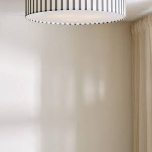 TOLLO plafond ø 60 cm Svart/vit