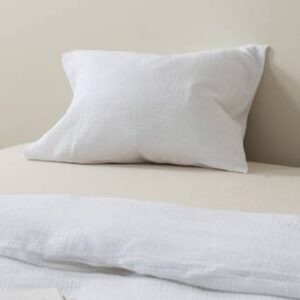 TOM örngott 60×50 cm – ekologisk Vit