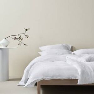 TOM påslakanset enkelsäng – ekologisk Vit