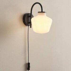 TROPEA vägglampa Svart/vit