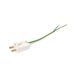 Takkontakt jordad Vit