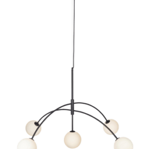 Taklampa Heaven Svart/vit