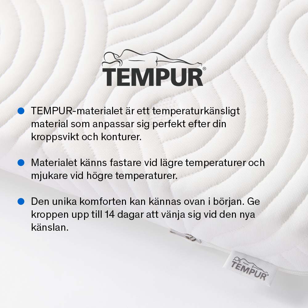 Tempur 2-side Topper Bäddmadrass 120×200