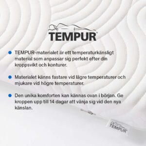 Tempur 2-side Topper Bäddmadrass 180×200