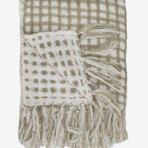 Tone Kroken – Pläd Clemence – Beige – Filtar & plädar – Från Homeroom