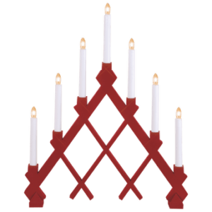 Träljusstake RUT Röd