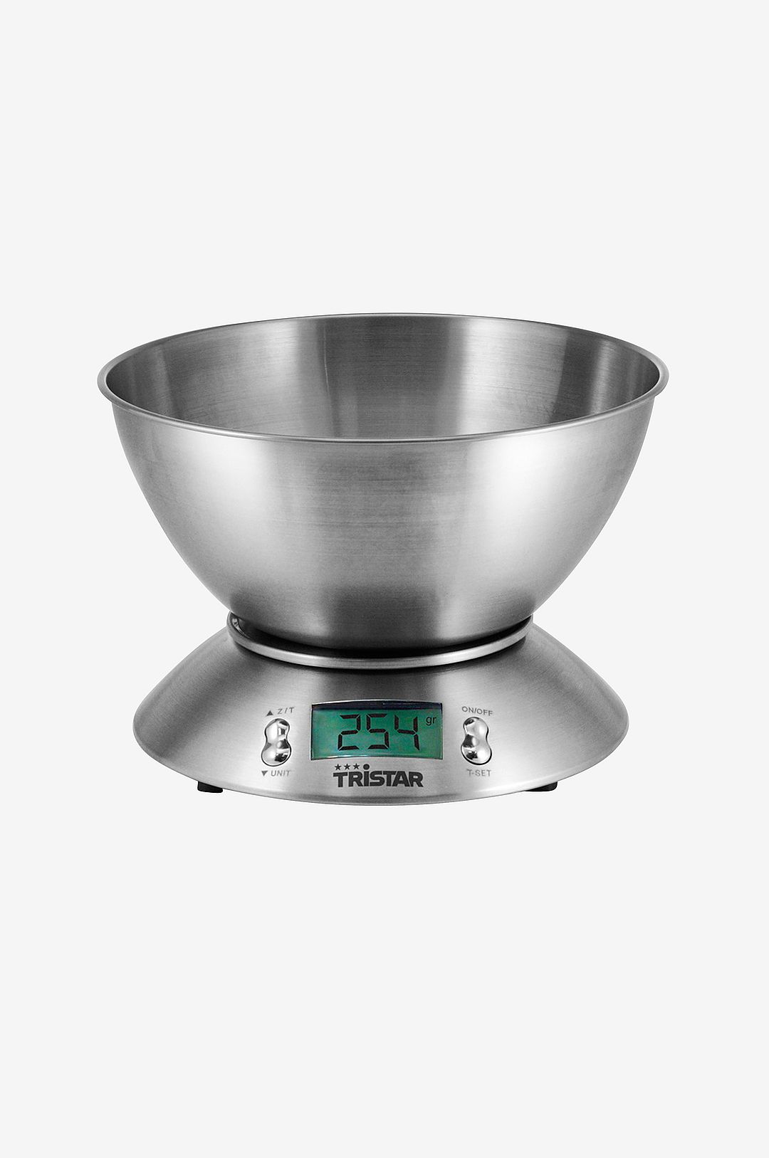 Tristar – Köksvåg Rostfri med skål KW-2436 – Köksvågar – Från Homeroom