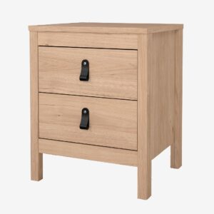 Tvilum – Madrid Nattduksbord 2 lådor – Brun – Sängbord – Från Homeroom