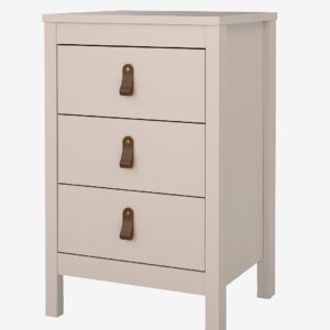 Tvilum – Madrid Nattduksbord 3 lådor – Beige – Sängbord – Från Homeroom