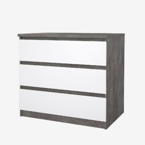 Tvilum – Naia Byrå 3 lådor – Paket – Grå – Byråar – Från Homeroom
