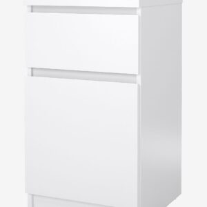 Tvilum – Naia Nattduksbord 1 dörr + 1 låda – Paket – Vit – Sängbord – Från Homeroom