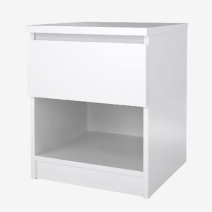 Tvilum – Naia Nattduksbord 1 låda – Paket – Vit – Sängbord – Från Homeroom