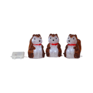 Utomhusdekoration Crystalo 15cm Brun