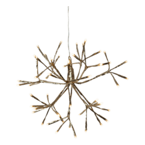 Utomhusdekoration Firework 27cm Gold