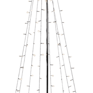 Utomhusdekoration Light Tree Svart