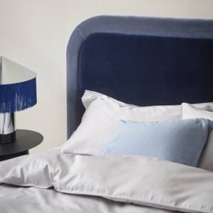 VÅGHOLMEN sänggavel 180 cm Blå/ljusblå