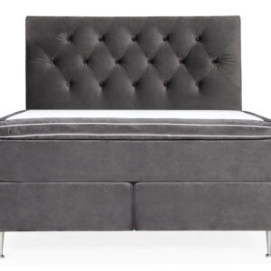 VÄRMDÖ Premium Sängpaket 180 Velvet Mörkgrå