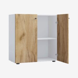 VCM – Kontorsskåp Lona L med gångjärnsdörrar – Vit – Skåp – Från Homeroom