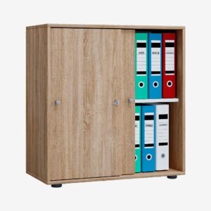 VCM – Kontorsskåp Lona L med skjutdörrar – Flerfärgad – Skåp – Från Homeroom