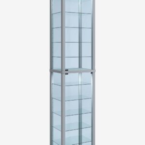 VCM – Vcm Golvstående vitrinskåp Kavisa Xxl – Silver – Skåp – Från Homeroom