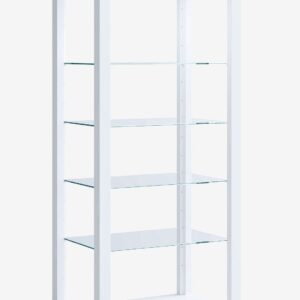 VCM – Vcm Golvvitrinskåp Glasol Iv – Vit – Skåp – Från Homeroom