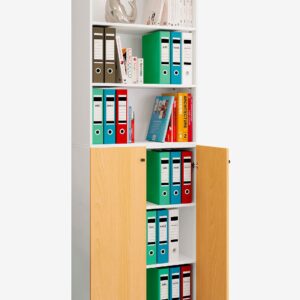 VCM – Vcm Kontorsskåp Lona 2Xl gångjärnsdörrar + hyllplan – Flerfärgad – Skåp – Från Homeroom