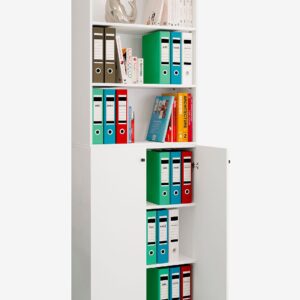 VCM – Vcm Kontorsskåp Lona 2Xl gångjärnsdörrar + hyllplan – Vit – Skåp – Från Homeroom