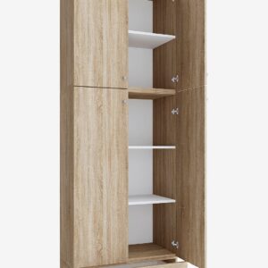 VCM – Vcm Kontorsskåp Lona Xxl gångjärnsdörrar – Med låda – Beige – Skåp – Från Homeroom