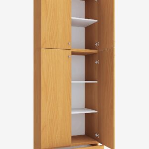 VCM – Vcm Kontorsskåp Lona Xxl gångjärnsdörrar – Med låda – Beige – Skåp – Från Homeroom