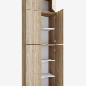 VCM – Vcm Kontorsskåp Lona Xxl gångjärnsdörrar – Med tillbehör – Beige – Skåp – Från Homeroom