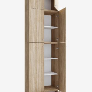 VCM – Vcm Kontorsskåp Lona Xxl gångjärnsdörrar – Med tillbehör & låda – Beige – Skåp – Från Homeroom