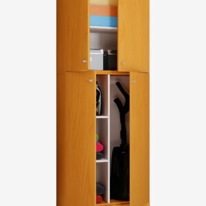 VCM – Vcm Städskåp Lona Xxl gångjärnsdörrar – Med låda – Beige – Skåp – Från Homeroom