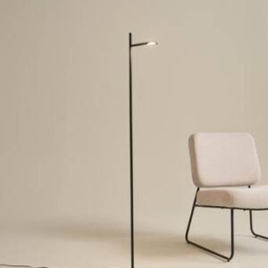 VENETA golvlampa LED Svart