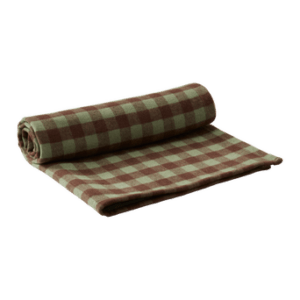 VIDA hundpläd/kattpläd Grön/brun