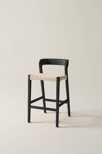 VIKDALEN barstol Svart