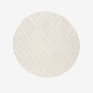 VIND – Matta Dahlia – Vit – Ullmattor – Från Homeroom