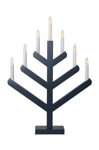 VINGA elljusstake Grafitgrå