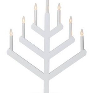 VINGA elljusstake Vit