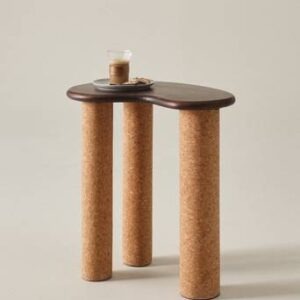 VINIO sidobord 40×60 cm Mörkbrun