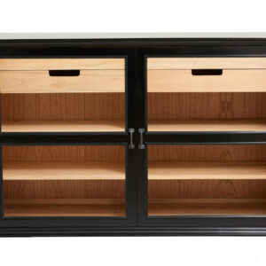 VIVA Skåp Svart/Natur