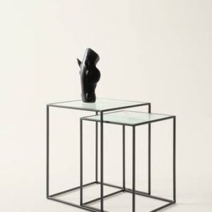 VRETA sidobord 2-pack Glas