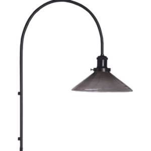 Vägglampa August 25 cm Svart