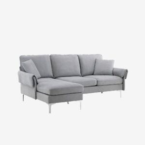 Venture Home – 3-Sits Soffa Toulouse – Grå – Divansoffor – Från Homeroom